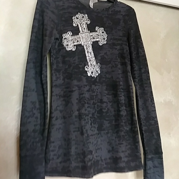 Next Level Apparel Tops - Next Level Long Sleeve Cross Shirt.